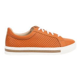 WASAK Damskor läder sneakers 0675W orange