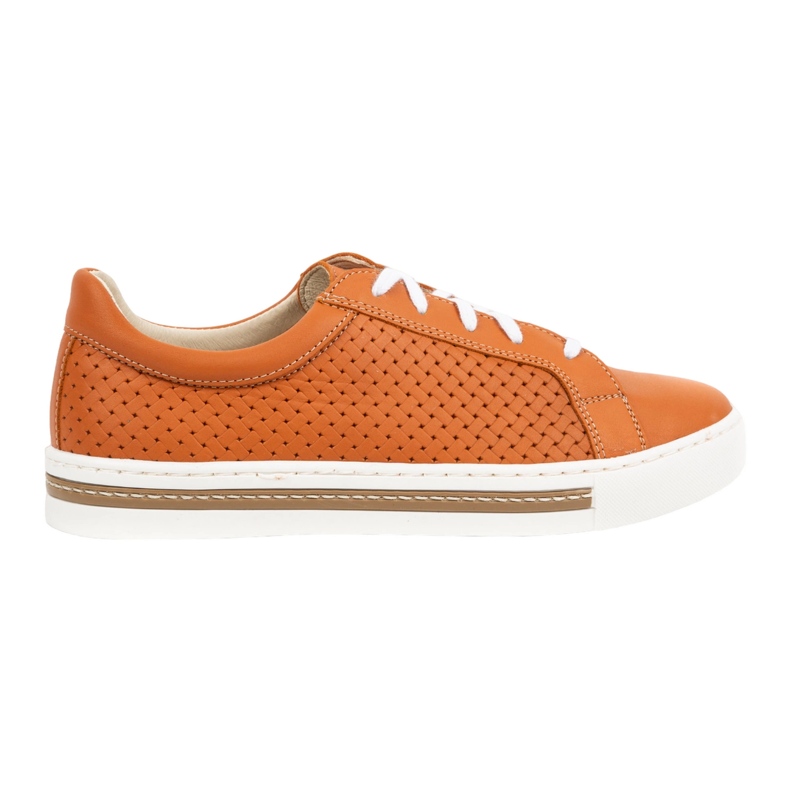 WASAK Damskor läder sneakers 0675W orange