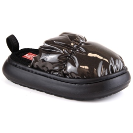 Hustofflor isolerade lackerade metallic svarta Big Star MM274130