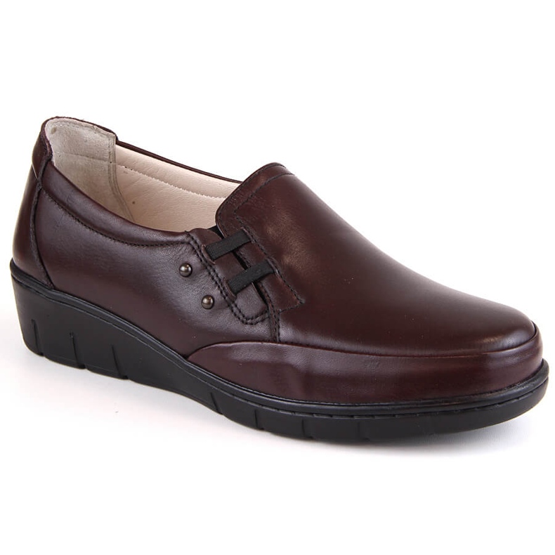 Skinnbekväma damskor med elastiskt band T.Sokolski J304 röd