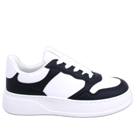 Brewer Black panda dam sneakers vit