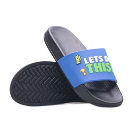 Coqui Jr. 6383-612-2220 tofflor blå