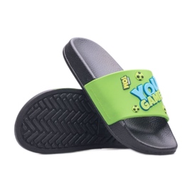 Coqui Jr. 6383-611-2214 tofflor grön