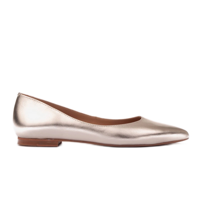 Marco Shoes Subtila ballerinor gyllene