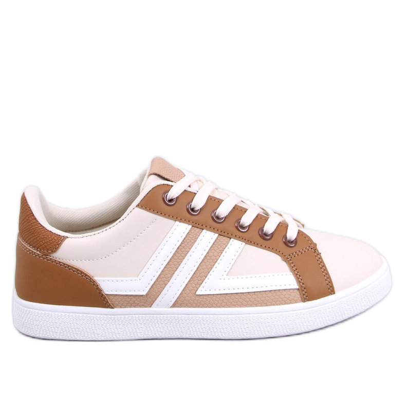 Fitz Khaki Sneakers dam brun