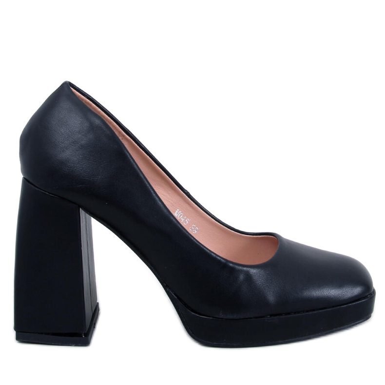 Nessa Black högklackade pumps svart