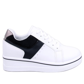 Tobey Black wedge sneakers vit