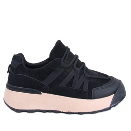 Potts Black damsneakers svart