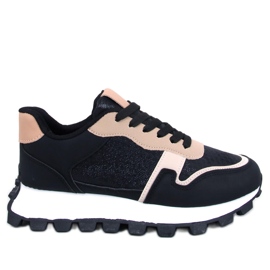 Högsoliga sneakers från Bois Black svart