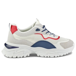 Laila vita sneakers för kvinnor