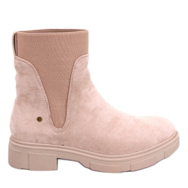 Mead Khaki Chelsea stövlar för kvinnor beige