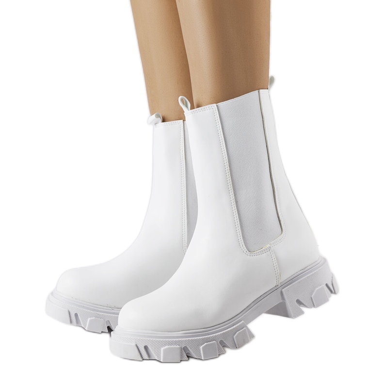 Vallejo vita arbetsstövlar