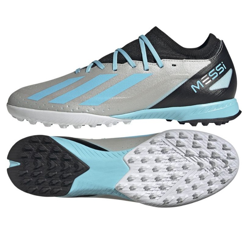 Adidas X Crazyfast Messi.3 Tf M IE4074 fotbollsskor silver-