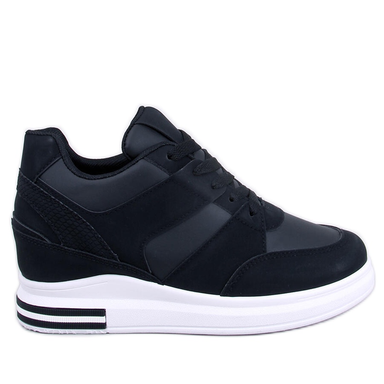 Rinno Black wedge sneakers svart