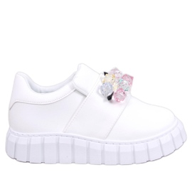 Plattformsbrogues Worth White vit