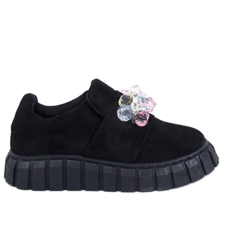 Plattformsbrogues Worth Black svart