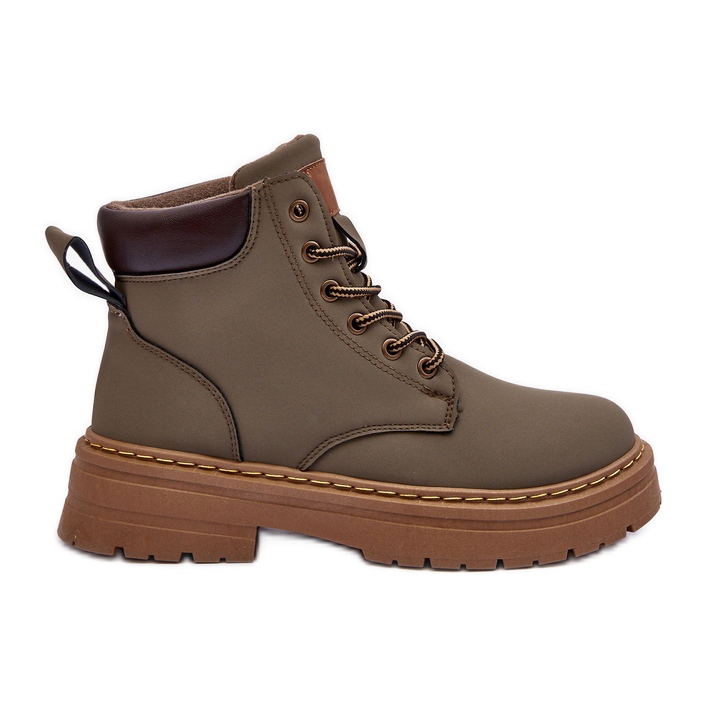 Kvinnors Trapper Boots Varmgröna Corbin