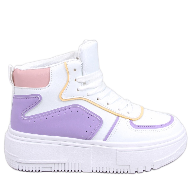 Storm WHITE / LILA high-top sneakers vit