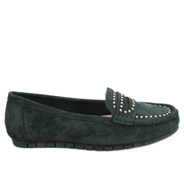 Deys Green dam loafers grön