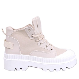 Tinli Beige high-top sneakers