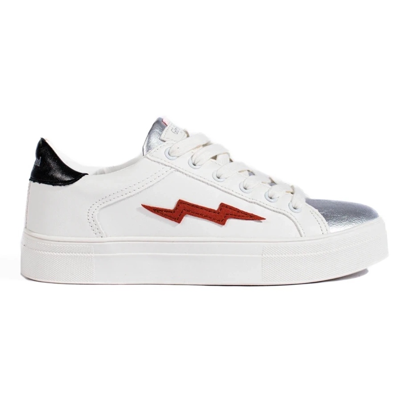 Shelovet vita sneakers för kvinnor