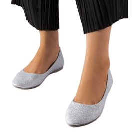 Inna Silverglitterballerinor från Serinto