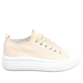 Ebbe Beige sneakers för kvinnor