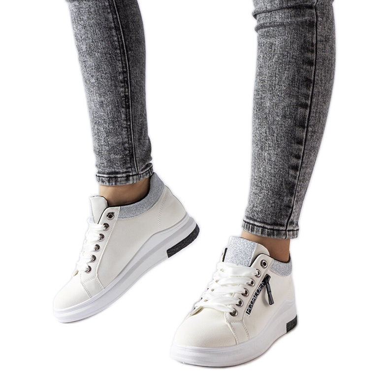 Inna Birmingham vita wedge sneakers