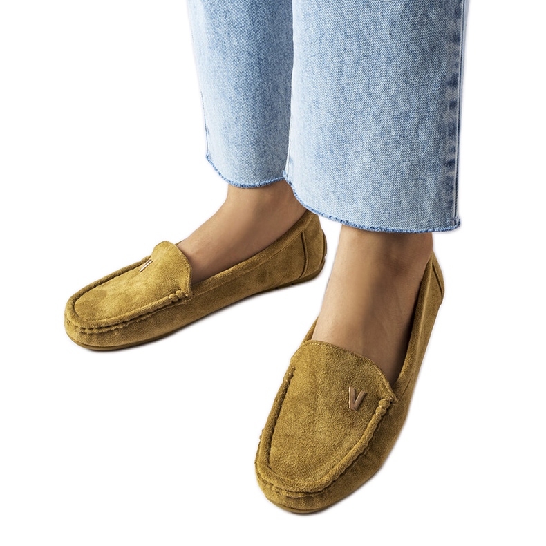 Gröna loafers i ekomocka från Beltsville