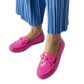 Via Foria rosa rosett loafers