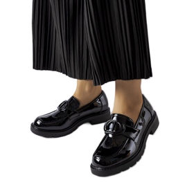 Inna Scranton svarta patent loafers