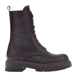 Marco Shoes Marco läderstövlar brun