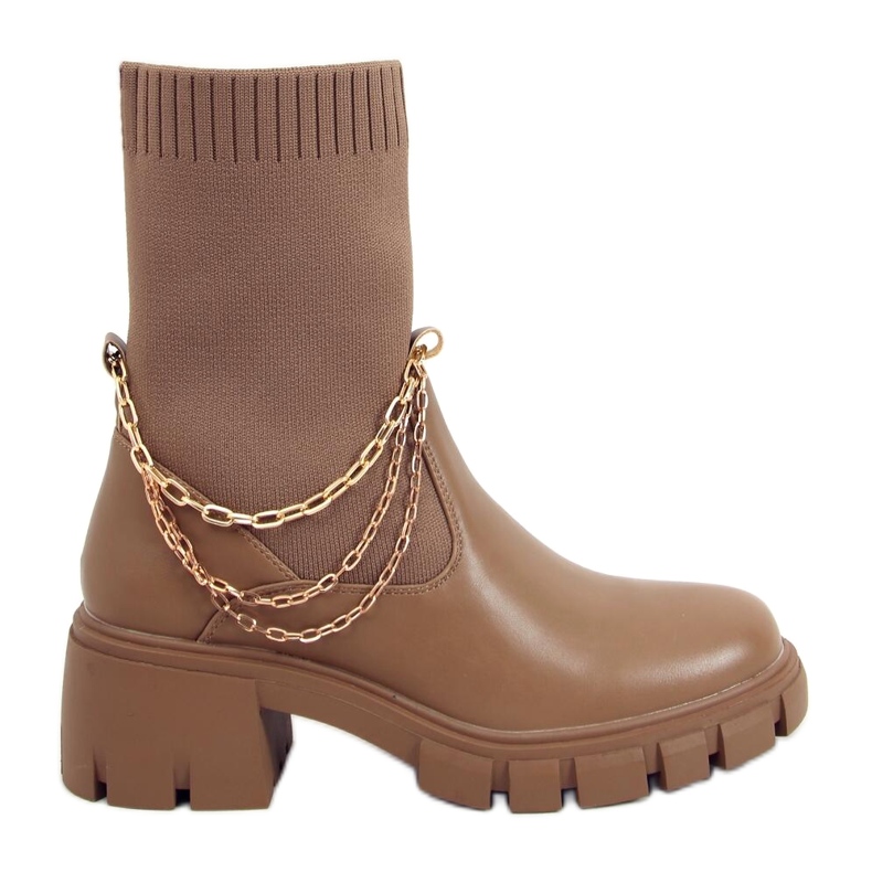 Mona Khaki strumpa brun