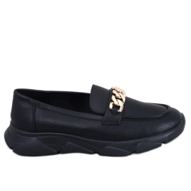 Seastar Loafers med sportsula från Dovima Black svart