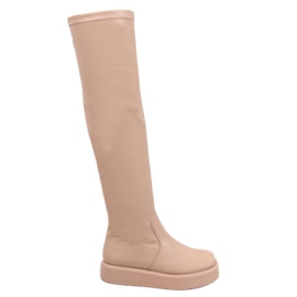 Baird Beige Chunky Sole Boots