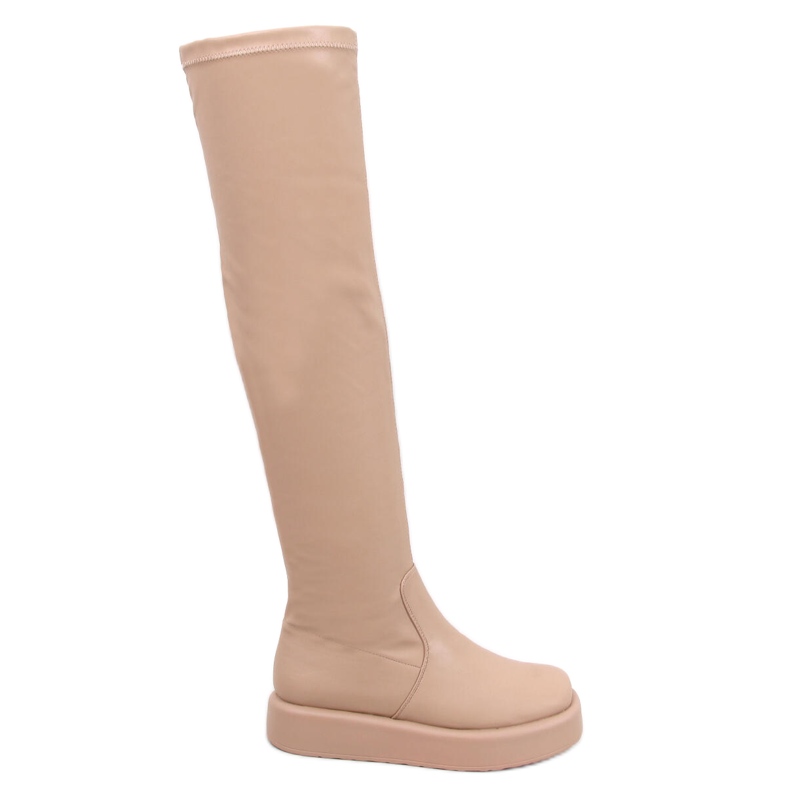 Baird Beige Chunky Sole Boots