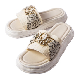 Beige dekorativa diabilder i gummi från Bérard