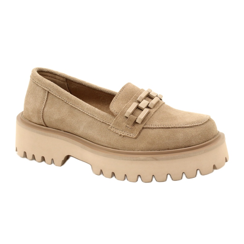 Mockasin mockasin med dekor Filippo DP4792/23 BE beige