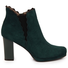 Isolerade stövlar för kvinnor, gröna Jezzi FAF125-12