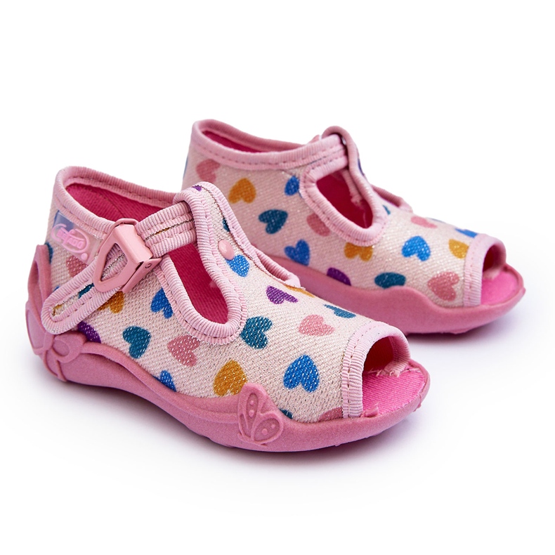 BEFADO S.A. Befado Heart Slippers Sandaler 213P140 Rosa