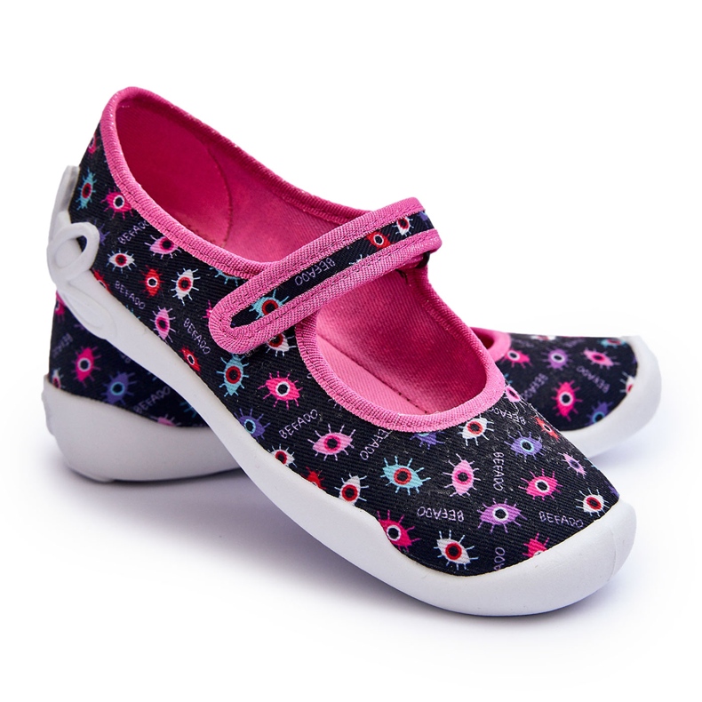 BEFADO S.A. Befado Ballerinatofflor för tjejer 114Y518 Marinblå och rosa