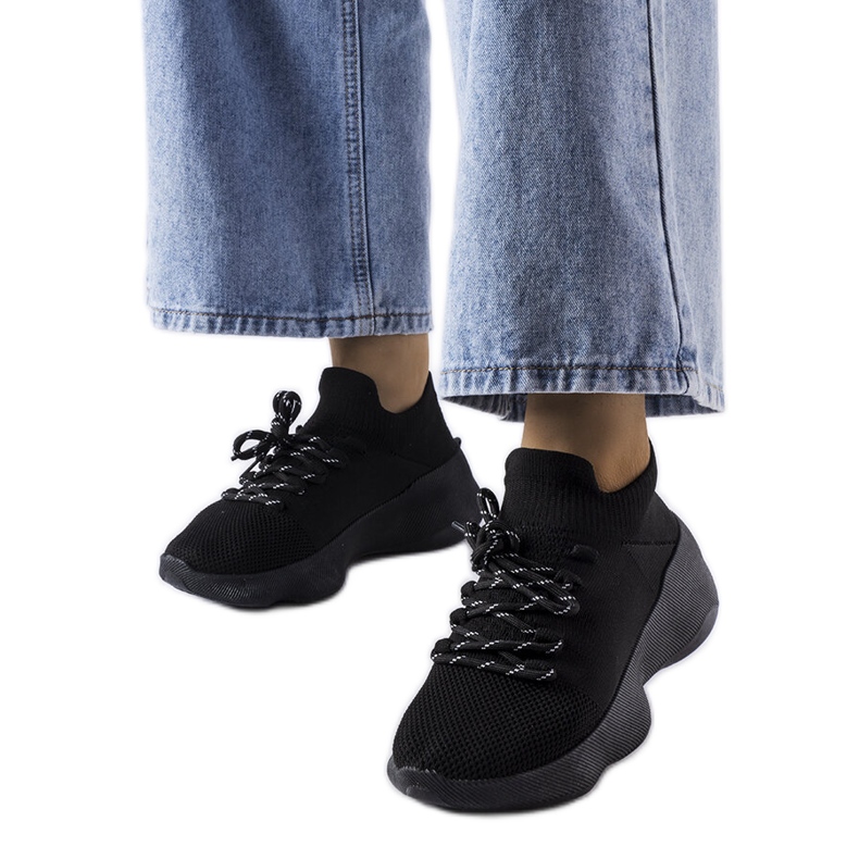 Lavallée sportskor i svart tyg