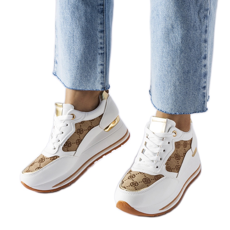 Inna Vita wedge sneakers med Rouxi-tryck