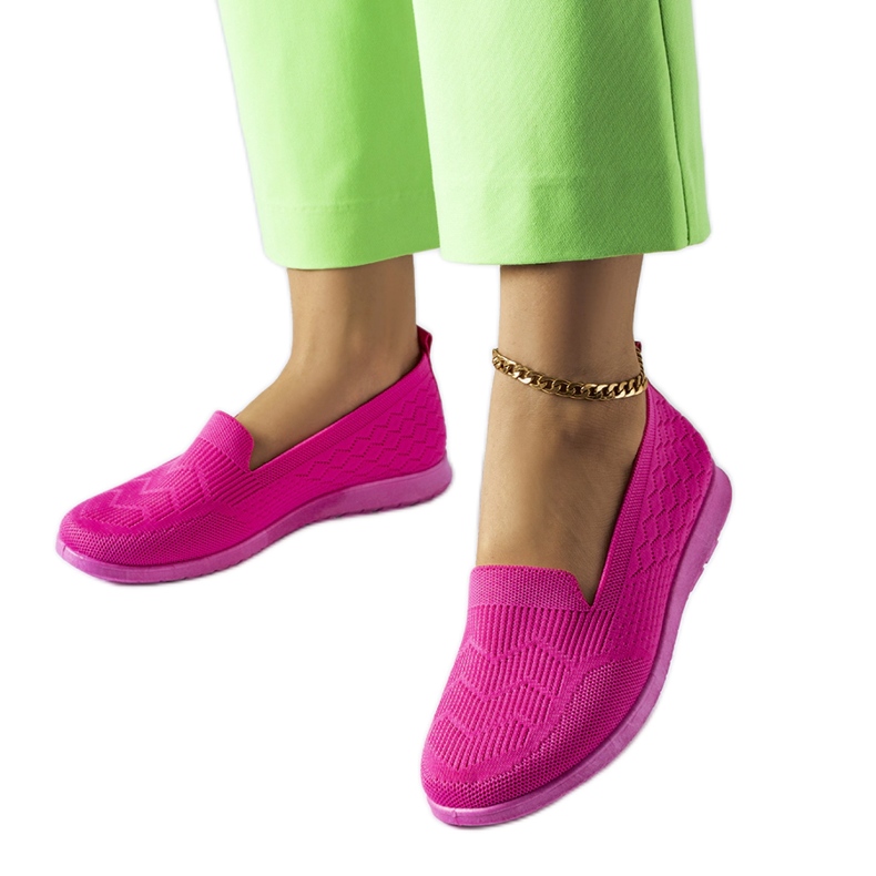 Inna Aoife sneakers i rosa tyg