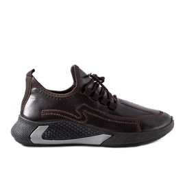 Monje bruna sneakers för män