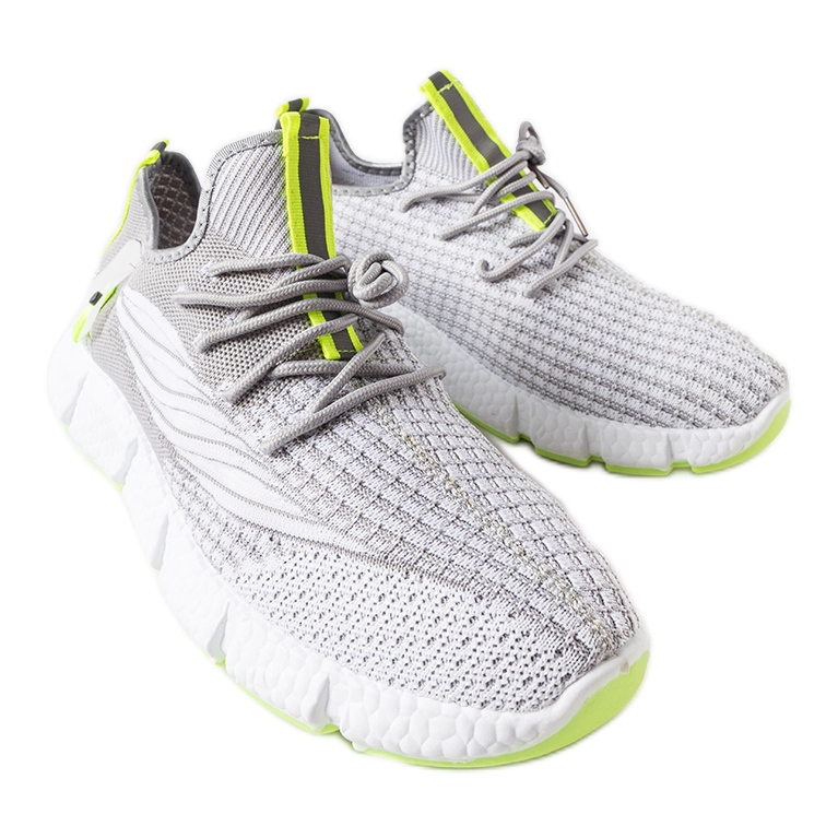 Grå slip-on herrskor från Valdieri