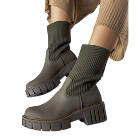 Gröna Beauchemin sockboots