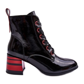 Patent högklackade stövlar S.Barski MR870-49 Svart