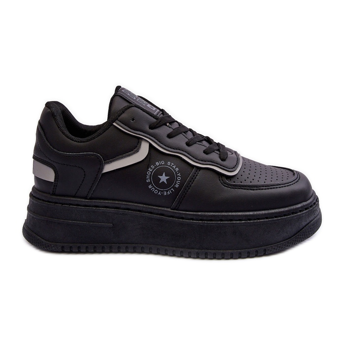 Sportskor dam Sneakers Big Star MM274232 Svart