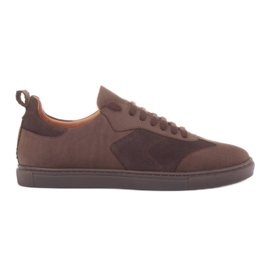 Marco Shoes Joyce herrsneakers brun